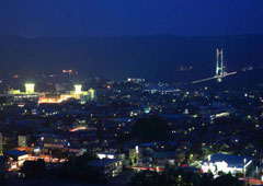 展望風呂より望む夜景