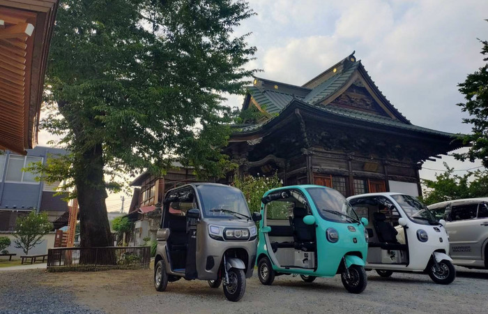 電動トライクで秩父観光